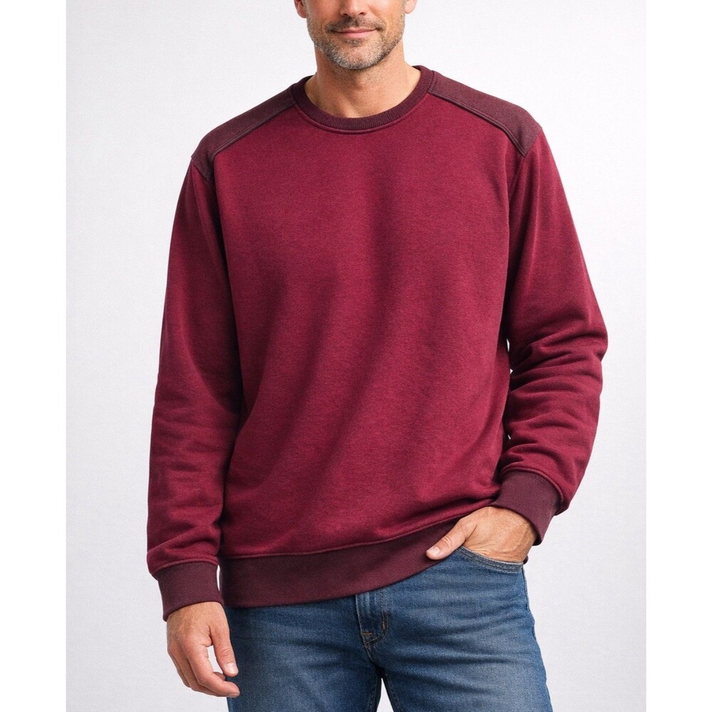 Van Heusen Flex Red Crewneck Sweatshirt Classic Fit XXL